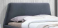 Čalouněná postel 160x200 šedá GANT