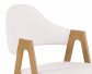 Jídelní židle bílá designová moderní K247
