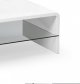Designový konferenční stolek bílá vysoký lesk CLAUDIA
