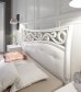 Manželská postel 160x200 bílá ekokůže SOLER