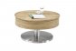 Luxusní kulatý konferenční stolek dub SUVA