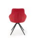 Designová jídelní židle červená K431