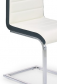 Moderní jídelní židle eko-kůže, černobílá K132