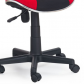 Kancelářská židle dětská červeno-černá FLASH