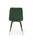 Levná zelená jídelní židle K438