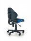 Kancelářská židle dětská modro-černá FLASH