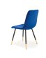 Levná modrá jídelní židle K438