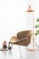 Moderní křeslo designové MAJOR - oranžové