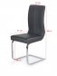 Jídelní židle černá čalouněná K219