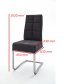 Jídelní židle černá SALVA 2