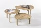 Dřevěný konferenční stolek retro CAMILLA