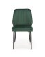 Zelená židle jídelní kovová K432