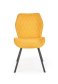 Pohodlná žlutá kuchyňská židle K360