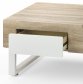 Konferenční stolek rozkládací ALABAMA - dub sonoma / bílý 