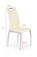 Jídelní židle bílá moderní čalouněná K187