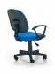 Kancelářská židle dětská čalouněná modrá DARIAN