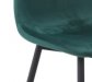 Židle do jídelny zelená nohy černé Fox