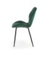 Zelená prošívaná židle do kuchyně K453