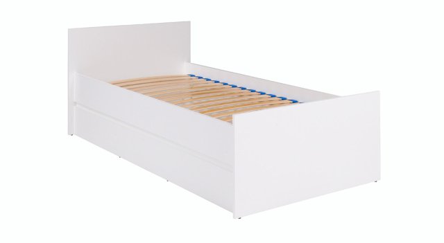 Bílá studentská postel levně 90x200 cm COCO C8