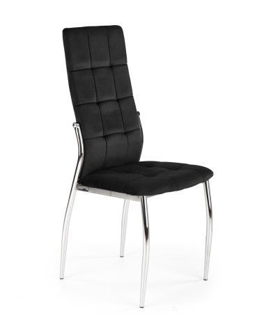Levná kuchyňská židle černá K416