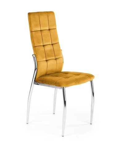 Levná kuchyňská židle žlutá K416