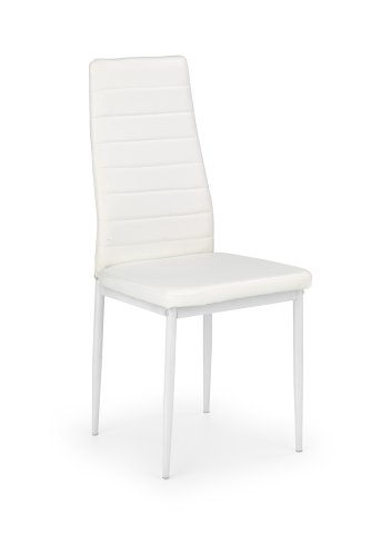 Levná bílá jídelní židle K70