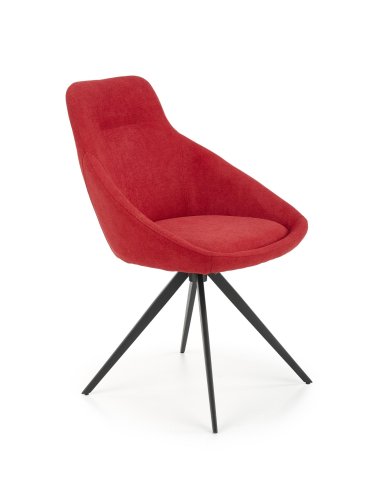 Designová jídelní židle červená K431