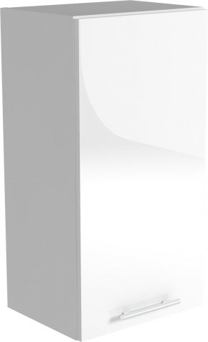 Kuchyňská skříňka horní bílá, šedá, slonovinová kost G-30/72