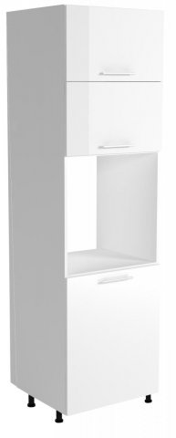 Kuchyňská skříňka bílá, šedá, slonovinová kost DP-60/214