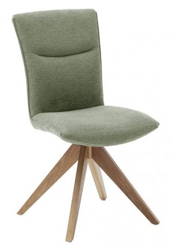 Kvalitní dřevěná otočná židle jídelní oliva ODENSE